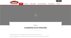 Desktop Screenshot of cambridgeautowreckers.com