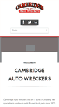 Mobile Screenshot of cambridgeautowreckers.com